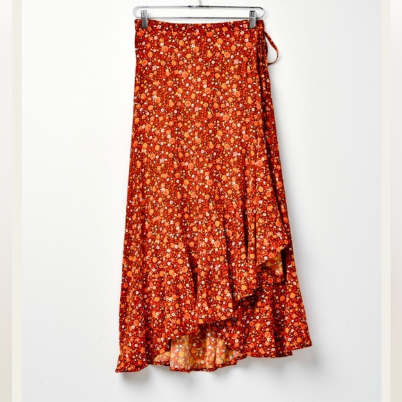 COPY - Floral summer skirt size M-L - Picture 1 of 4